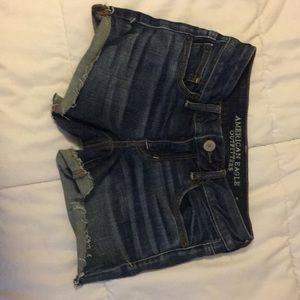 American Eagle Super stretch shorts Dark wash
